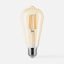 Sale LED-POL Żarówka LED barwa ciepła ORO-AMBER-E27-ST64-6W-WW