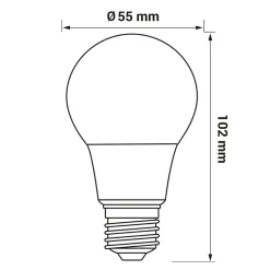 Best LED-POL Żarówka LED barwa zimna ORO-ATOS-E27-A55-5W-CW