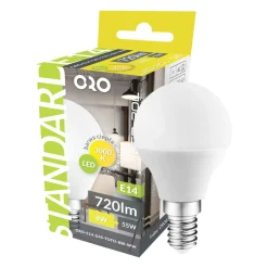 Discount LED-POL Żarówka LED E14 8W barwa ciepła ORO-E14-G45-TOTO-8W-WW