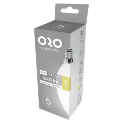 LED-POL Żarówki Klasyczne^Żarówka LED E14 7W barwa neutralna ORO-PREMIUM-E14-C37-7W-XP