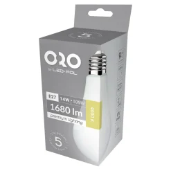 Outlet LED-POL Żarówka LED E27 14W barwa neutralna ORO-PREMIUM-E27-A65-14W-XP