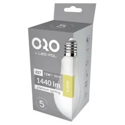 LED-POL Żarówka LED E27 12W barwa neutralna ORO-PREMIUM-E27-A60-12W-XP