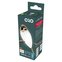 LED-POL Żarówki Klasyczne^Żarówka LED E14 5W barwa zimna ORO-E14-C37-TOTO-5W-CW