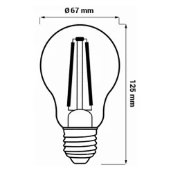 LED-POL Żarówki Klasyczne^Żarówka LED E27 16W ORO-E27-A67-FL-CLARO-16W-DW barwa neutralna