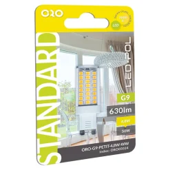 LED-POL Żarówki Klasyczne^Żarówka LED G9 4,8W barwa ciepła ORO-G9-PETIT-4,8W-WW