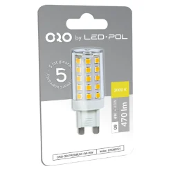 Online LED-POL Żarówka LED G9 4W barwa ciepła ORO-G9-PREMIUM-4W-WW