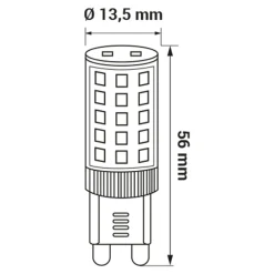 Online LED-POL Żarówka LED G9 4W barwa ciepła ORO-G9-PREMIUM-4W-WW