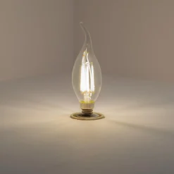 LED-POL Żarówki Klasyczne^Żarówka ozdobna LED E14 4W barwa neutralna ORO-E14-C35-FL-CLARO-FLAMI-4W