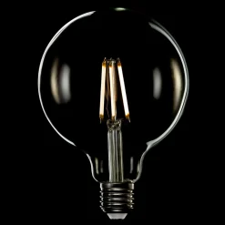 New LED-POL Żarówka ozdobna LED E27 6W barwa ciepła ORO-E27-G80-FL-AMBER-6W-DIMM