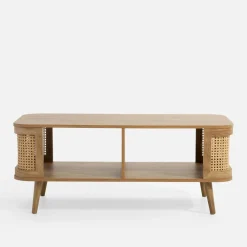 inny Stoliki Kawowe^Ława z półkami boho FABLA