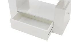 New Ławostół z szufladą MALAGA MAT biały