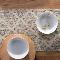 Clearance Bieżnik na stół w kwiatowe wzory GRACE 40x135 cm