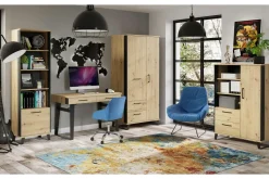 Furni Home Biurko industrialne LOFT