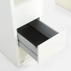 New inny Biurko z 3 szufladami ESPRESSO biały połysk