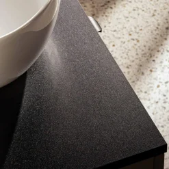 Online inny Blat łazienkowy czarny mat 60 cm
