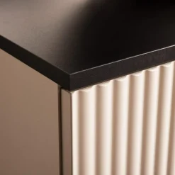 Online inny Blat łazienkowy czarny mat 60 cm