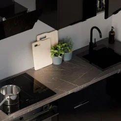 New Qubik Blat EGGER grigia pietra czarny 348x92 cm