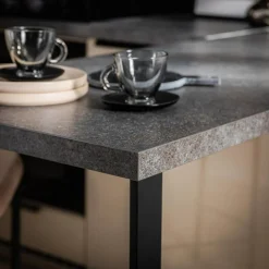 Best Qubik Blat EGGER metal rock antracytowy, 128x60 cm