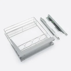 VORTUNG Systemy Cargo^Cargo podblatowe do szafki 15 cm, front wysuwny, chrom