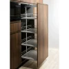 Cargo wysokie do szafki 60 cm, front wysuwny, chrom