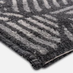 Discount inny Chodnik geometryczny antracytowy NORWAY 67x160 cm