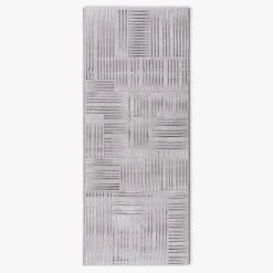 New inny Chodnik srebrny LINIE MIGUEL 80x200 cm