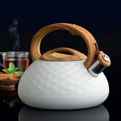 Sale Ambition Czajnik z gwizdkiem GOLF biały mat 2,3 l