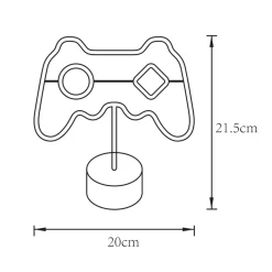 Hot Zumaline Dekoracja LED NEON GAMEPAD