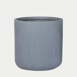 Outlet inny Donica żłobiona szara 36x36 cm