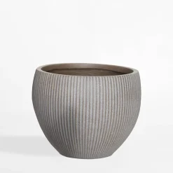 Hot inny Donica ogrodowa okrągła taupe 29 cm