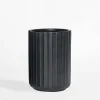 Discount inny Donica ryflowana 30x30x41 cm czarna