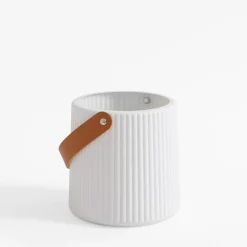 Best inny Doniczka z uchwytem biała 15 cm