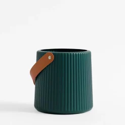 Hot inny Doniczka z uchwytem zielona 15 cm