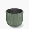 inny Donice Ogrodowe|Donice, Osłonki I Kwietniki^Doniczka zielona MILLY 29,8 cm