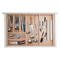 Drewniany wkład na sztućce Q-WOOD 80 cm