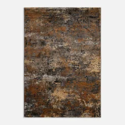 inny Dywany Z Krótkim Włosiem^Dywan abstrakcyjny szaro-rdzawy NOVANTA 160x230 cm