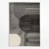 Outlet inny Dywan art déco szary MILLEY 160x230 cm
