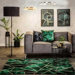 Outlet Dywan BELLAGIO TRIANGLE ZŁOTY 80x150 cm