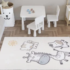 Dzieci inny Chodniki|Dywany Dziecięce^Dywan beżowy ŻYRAFA MUUM 80x150 cm