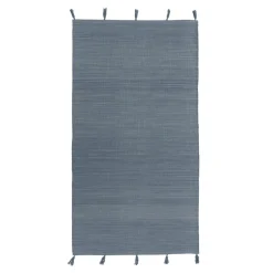 Outlet Dywan do przedpokoju boho niebieski BORG 80x150 cm