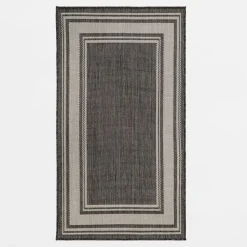 inny Chodniki|Dywany Zewnętrzne^Dywan do przedpokoju ciemnoszary PALMA 80x150 cm