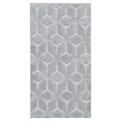 Online inny Dywan do przedpokoju geometryczny szary TULSA 80x150 cm
