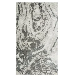 Outlet Dywan do przedpokoju nowoczesny szary SUNSET 80x150 cm