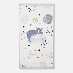 Outlet inny Dywan drukowany biały BEAR PETRA 80x140 cm