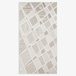 inny Dywan geometryczny beżowy MADERA 80x150 cm