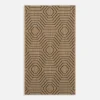 Hot inny Dywan geometryczny beżowy JUTA 50x80 cm