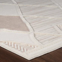 inny Chodniki|Dywany Z Krótkim Włosiem^Dywan geometryczny beżowy MADERA 80x150 cm