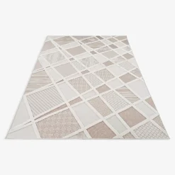 Clearance inny Dywan geometryczny beżowy MADERA 160x230 cm