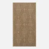 Sale inny Dywan geometryczny beżowy JUTA 80x150 cm
