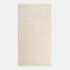 Sale inny Dywan geometryczny biało-kremowy MONTY 80x150 cm